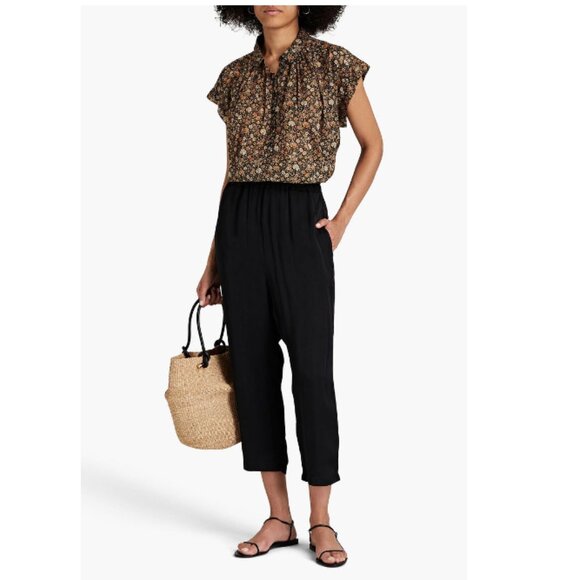 Nili Lotan Normandy Floral-Print Cotton Top - Picture 5 of 12